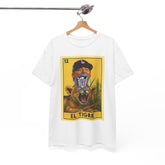 Yamamoto El Tigre Loteria Card Tee Shirt - Unisex Heavy Cotton Casual Fit